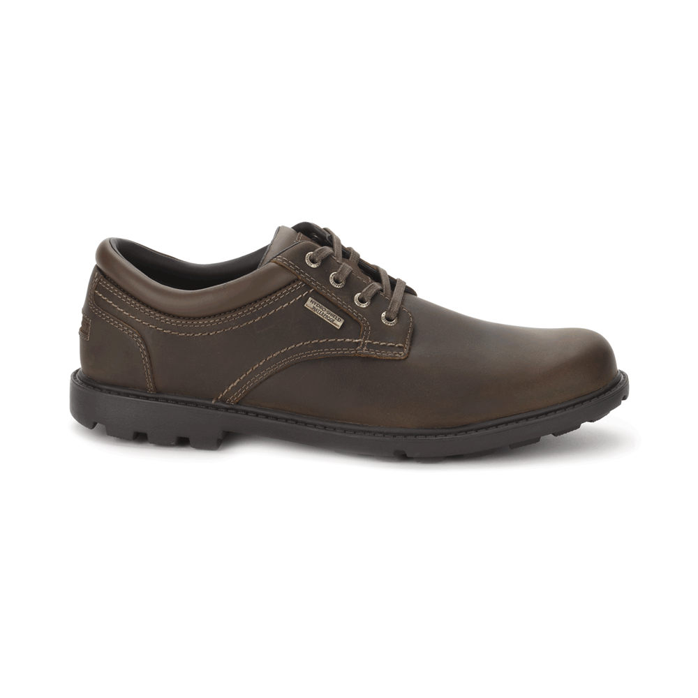 Oxfords Rockport Homem Marrom - Storm Surge Plain Toe - 68734KVXH